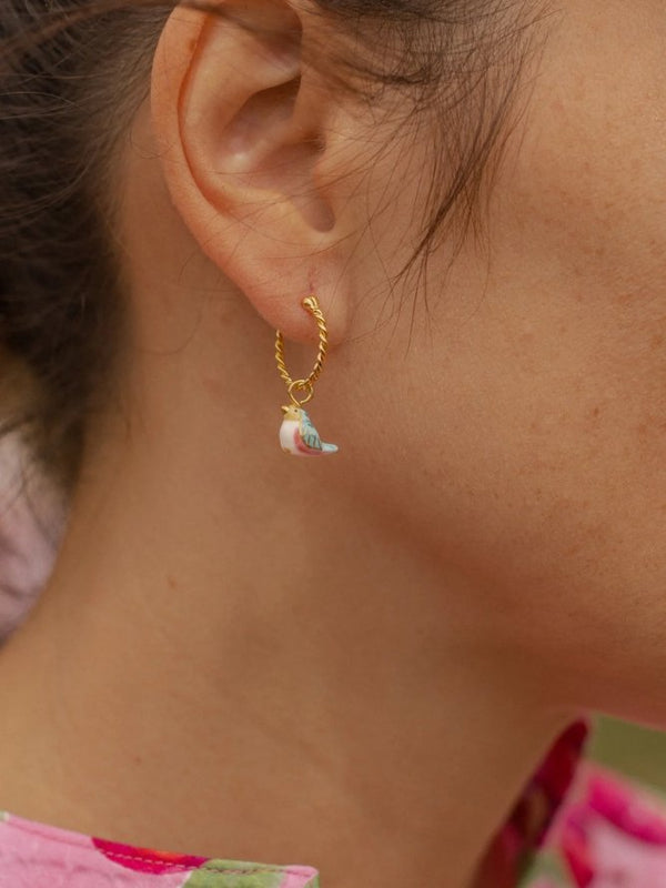 Mini créole à l'unité Oiseau Bleu | NACH BIJOUX