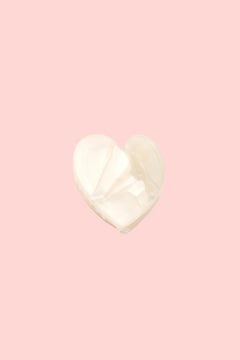 Mini pince à cheveux Coeur Blanc | COUCOU SUZETTE