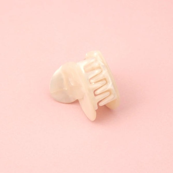 Mini pince à cheveux Coeur Blanc | COUCOU SUZETTE
