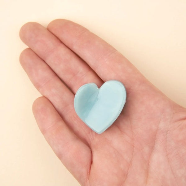 Mini pince à cheveux Coeur Bleu | COUCOU SUZETTE