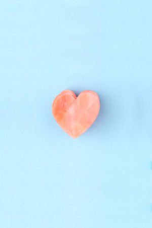 Mini pince à cheveux Coeur Rose | COUCOU SUZETTE