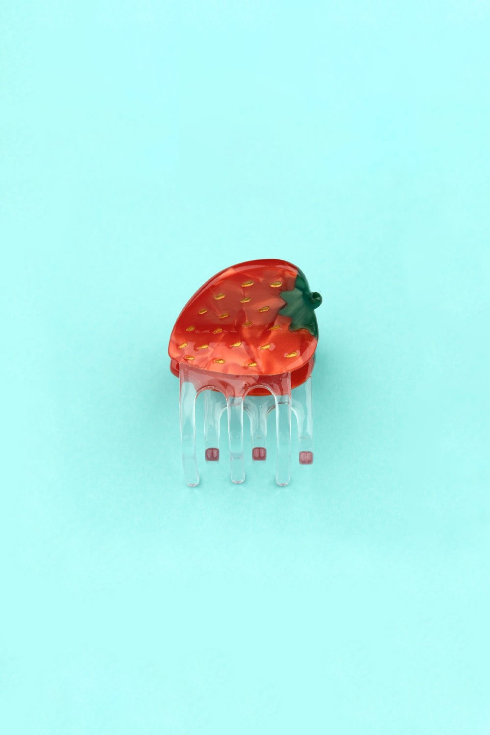 Mini pince à cheveux Fraise | COUCOU SUZETTE