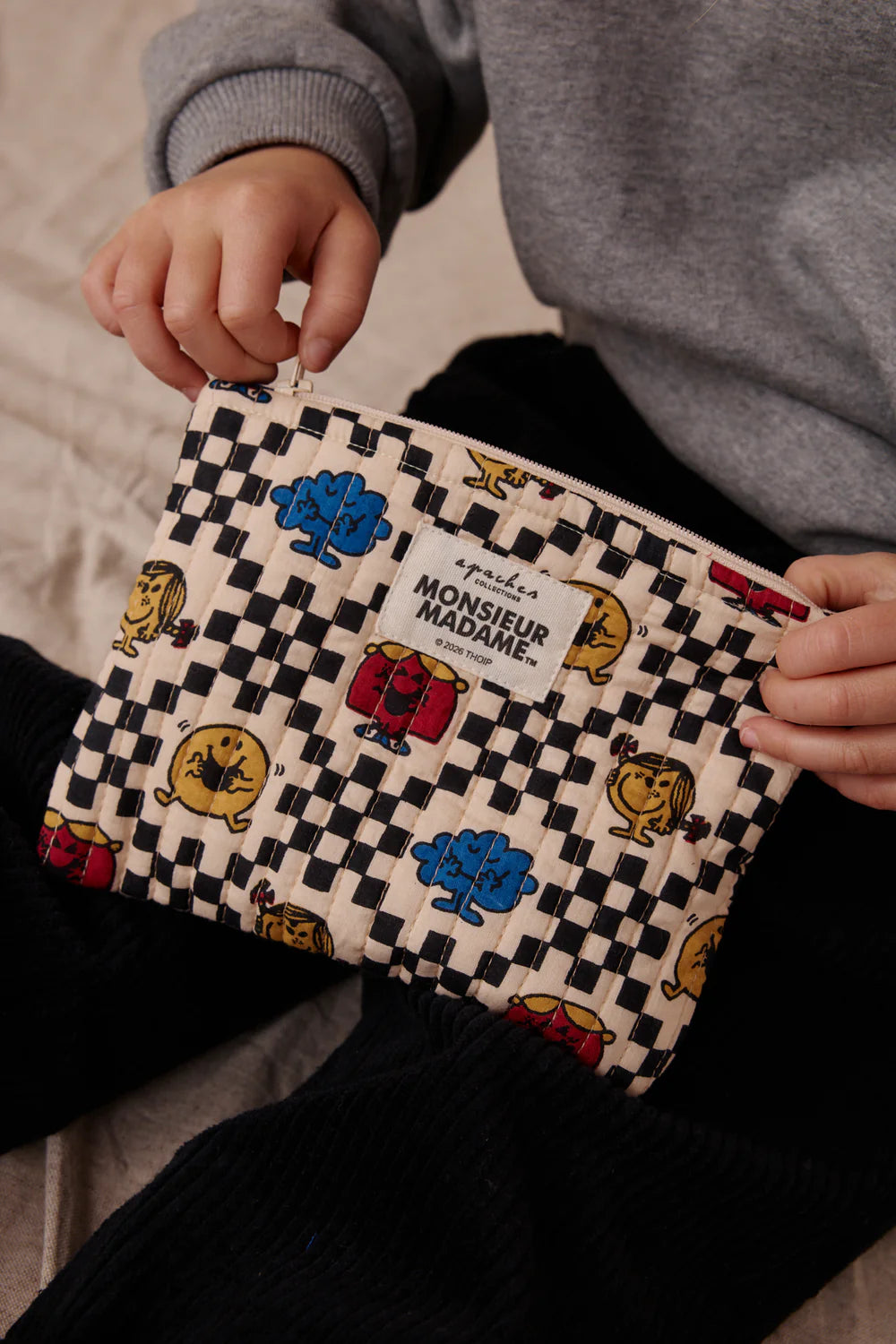 Mini pochette ‘Mana’ Récrée Macadamia | APACHES COLLECTIONS X MONSIEUR MADAME