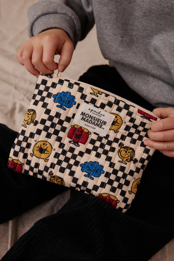 Mini pochette ‘Mana’ Récrée Macadamia | APACHES COLLECTIONS X MONSIEUR MADAME