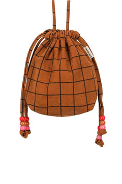 Mini sac 'Billie' Check Ginger | ROSE IN APRIL