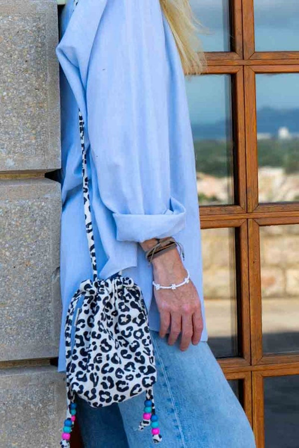 Mini sac 'Billie' Graou Greige | ROSE IN APRIL