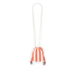 Mini sac 'Billie' Rayures Greige Tomato | ROSE IN APRIL