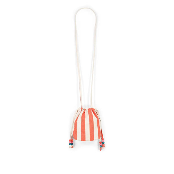Mini sac 'Billie' Rayures Greige Tomato | ROSE IN APRIL