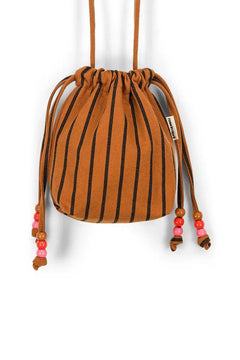 Mini sac 'Billie' Rayures Tennis Ginger | ROSE IN APRIL