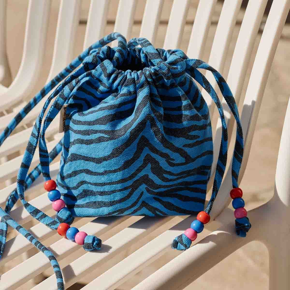 Mini sac 'Billie' Zebrou Greek blue | ROSE IN APRIL