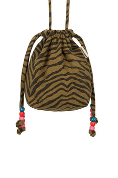 Mini sac 'Billie' Zebrou Olive | ROSE IN APRIL
