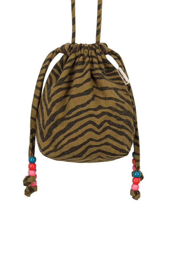Mini sac 'Billie' Zebrou Olive | ROSE IN APRIL