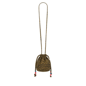Mini sac 'Billie' Zebrou Olive | ROSE IN APRIL