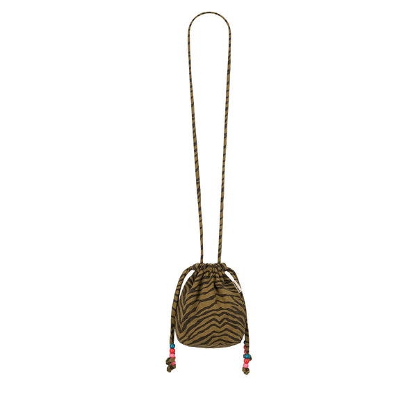 Mini sac 'Billie' Zebrou Olive | ROSE IN APRIL