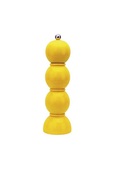 Moulin à sel ou à poivre 'Bobbin' laqué Yellow | ADDISON ROSS