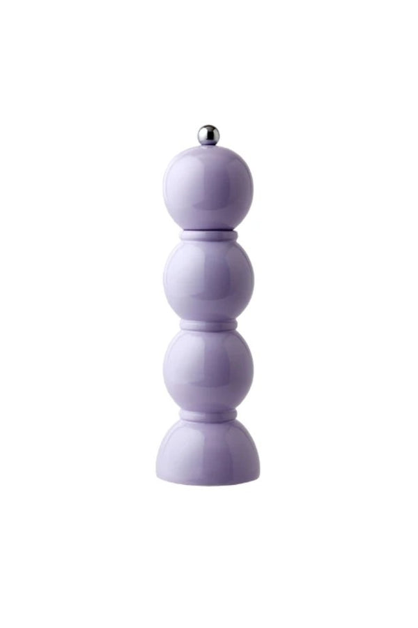 Moulin à sel ou à poivre 'Bobbin' laqué Lilac | ADDISON ROSS