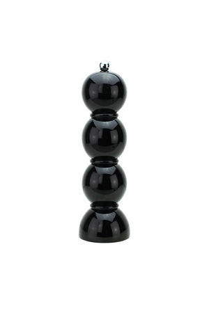 Moulin à sel ou à poivre 'Bobbin' laqué Black | ADDISON ROSS