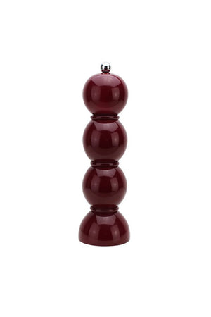 Moulin à sel ou à poivre 'Bobbin' laqué Cherry | ADDISON ROSS