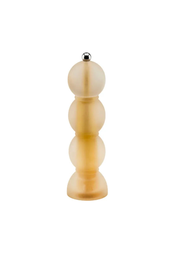 Moulin à sel ou à poivre 'Bobbin' frosty Amber | ADDISON ROSS