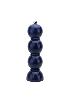 Moulin à sel ou à poivre 'Bobbin' laqué Navy | ADDISON ROSS