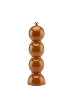 Moulin à sel ou à poivre 'Bobbin' laqué Nutmeg | ADDISON ROSS