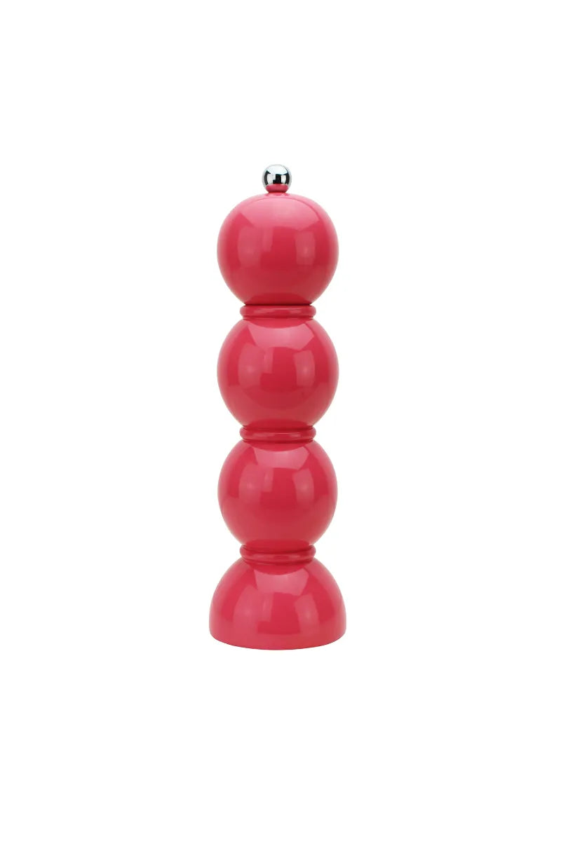 Moulin à sel ou à poivre 'Bobbin' laqué Watermelon pink | ADDISON ROSS