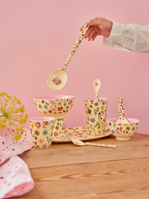 Gobelet 'Flowers' Crème | RICE