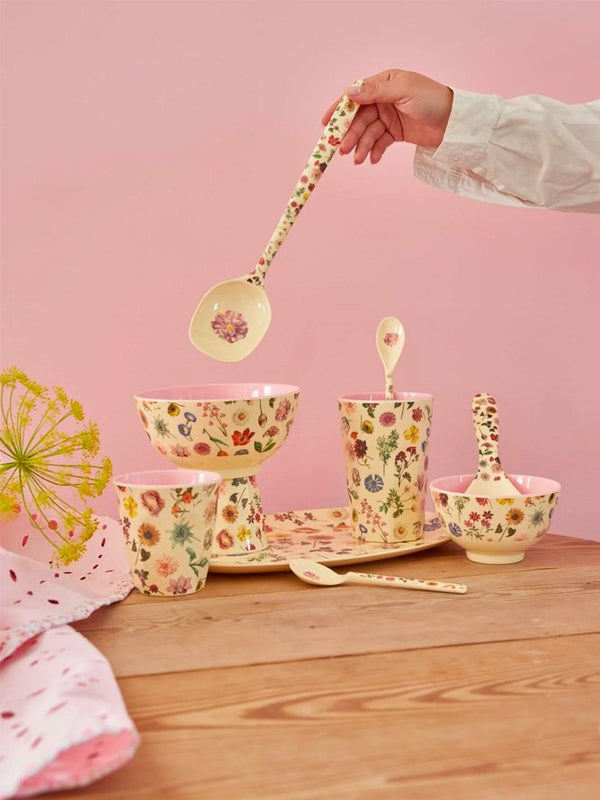 Gobelet 'Flowers' Crème | RICE