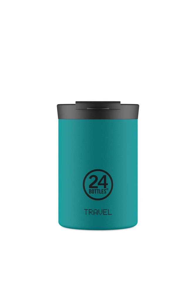 Mug isotherme Travel Tumbler en inox 'Atlantic bay' | 24 Bottles