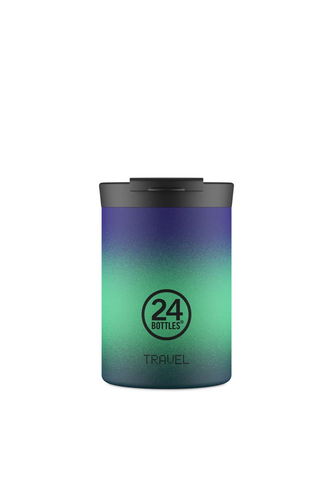 Mug isotherme Travel Tumbler en inox 'Borealis' | 24 Bottles