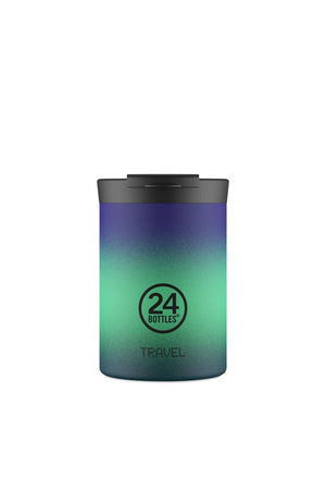 Mug isotherme Travel Tumbler en inox 'Borealis' | 24 Bottles