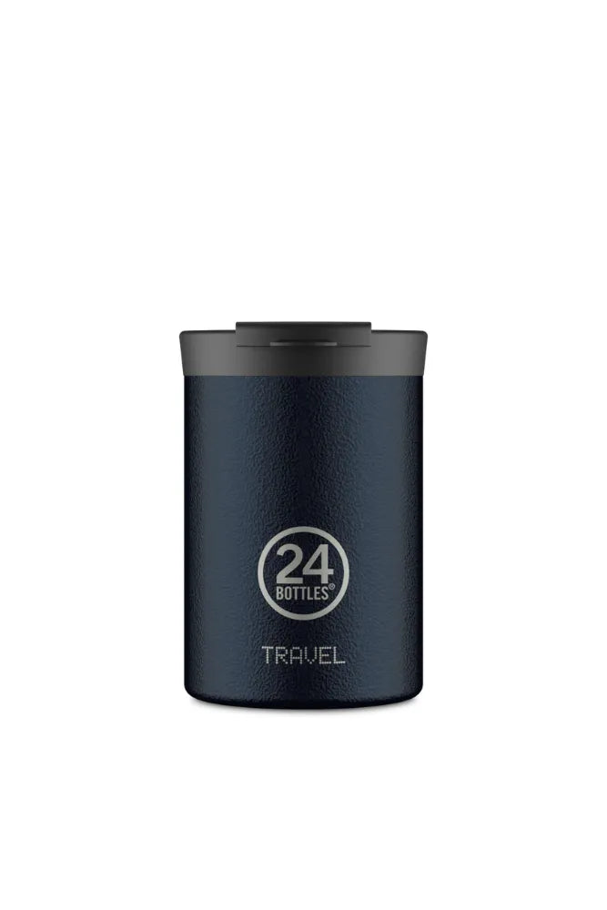Mug isotherme Travel Tumbler en inox 'Deep blue' | 24 BOTTLES
