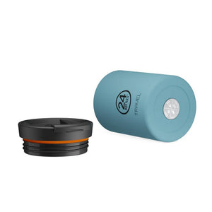 Mug isotherme Travel Tumbler en inox 'Powder blue' | 24 Bottles