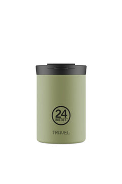 Mug isotherme Travel Tumbler en inox 'Sage green' | 24 Bottles