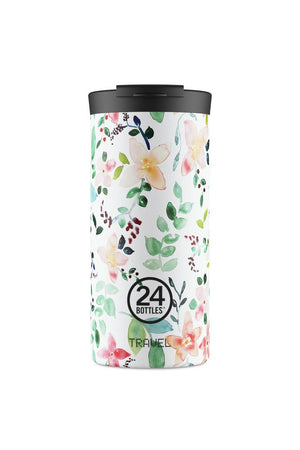 Mug isotherme Travel Tumbler en inox 'Little buds' | 24 Bottles