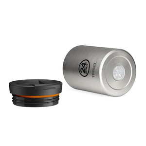 Mug isotherme Travel Tumbler en inox 'Brushed steel' | 24 Bottles