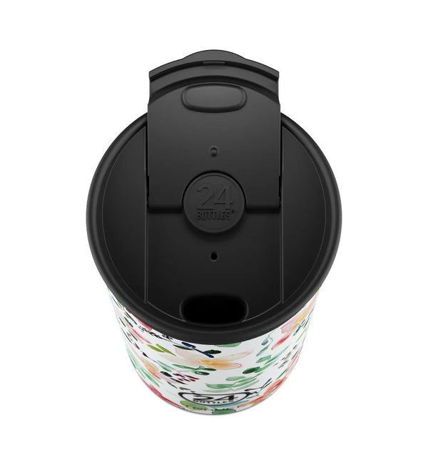 Mug isotherme Travel Tumbler en inox 'Little buds' | 24 Bottles
