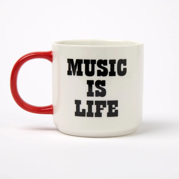 Mug Snoopy 'Music is life' Vinyl | PEANUTS X MAGPIE