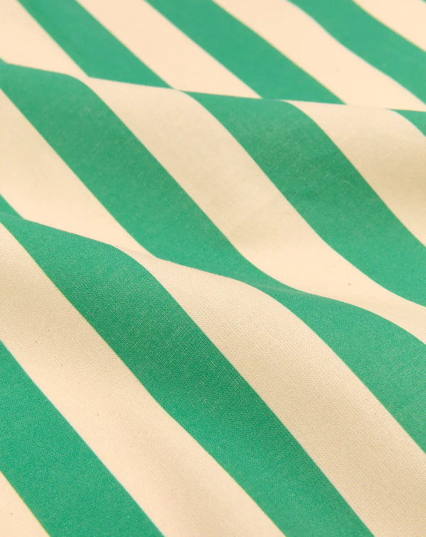 Nappe rectangulaire 150x250cm 'Green stripes' | NOBODINOZ