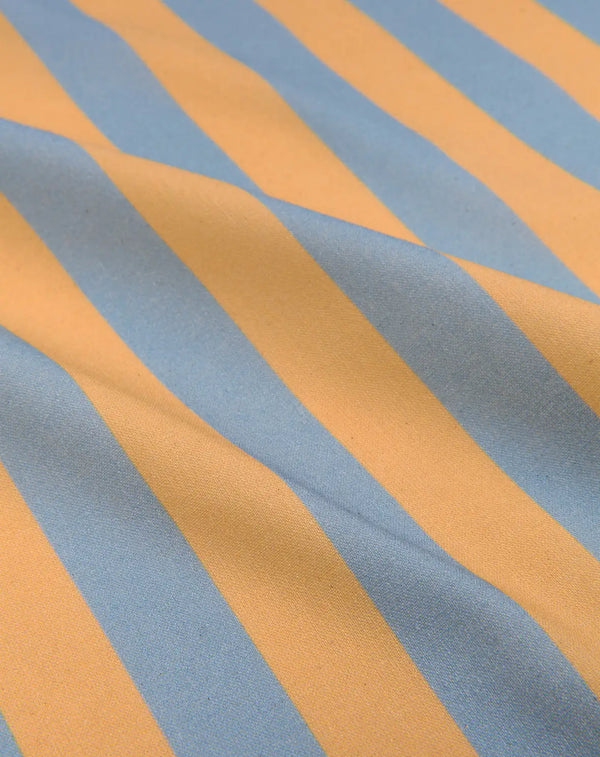 Nappe rectangulaire 150x250cm 'Melon blue stripes' | NOBODINOZ