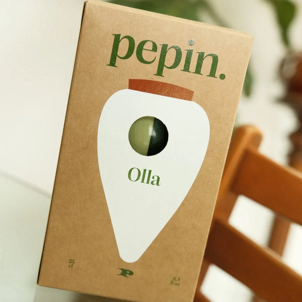 Olla Rayé vert et vert | PEPIN