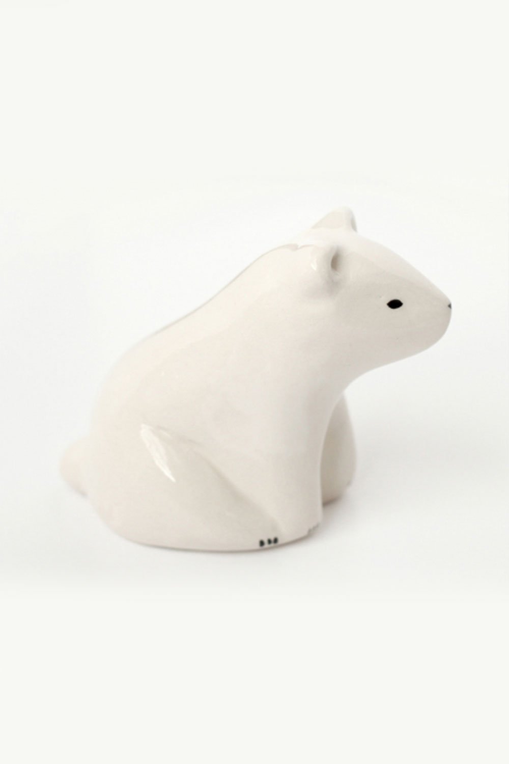 Ours Blanc assis | DODO TOUCAN