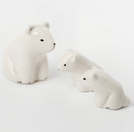Ours Blanc assis | DODO TOUCAN