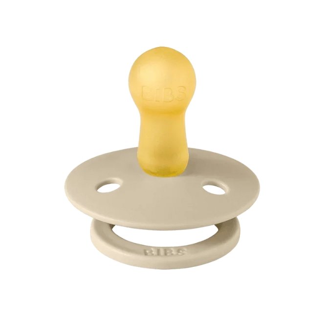 Pack de 2 Tétines rondes en latex 'Colour' Vanilla / Peach | BIBS
