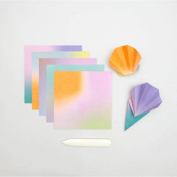 Papier origami 'Blurry Gradient' 100 feuilles 15x15cm | RICO DESIGN