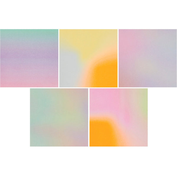 Papier origami 'Blurry Gradient' 100 feuilles 15x15cm | RICO DESIGN