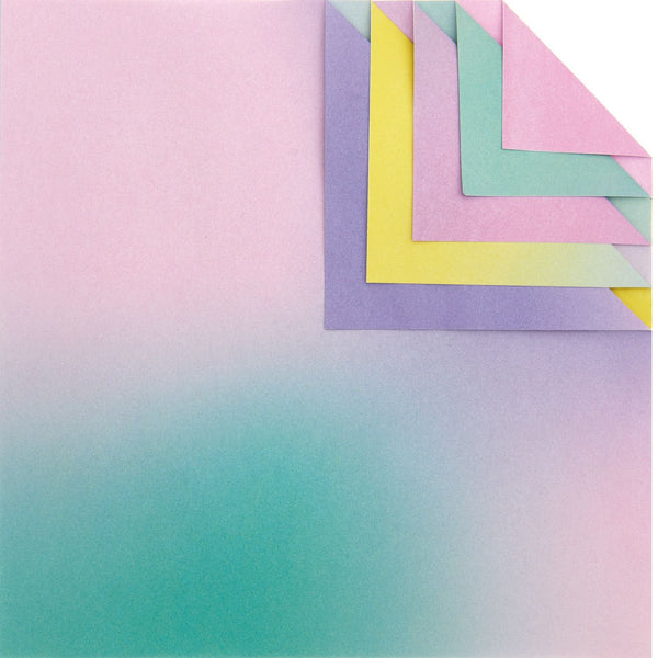 Papier origami 'Blurry Gradient' 100 feuilles 15x15cm | RICO DESIGN