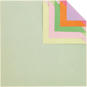 Papier origami 'Duo Color Pastel' 100 feuilles 15x15cm | RICO DESIGN