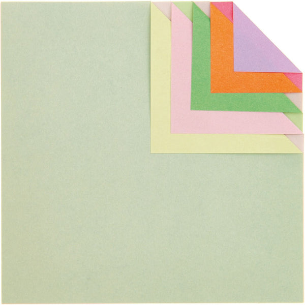 Papier origami 'Duo Color Pastel' 100 feuilles 15x15cm | RICO DESIGN