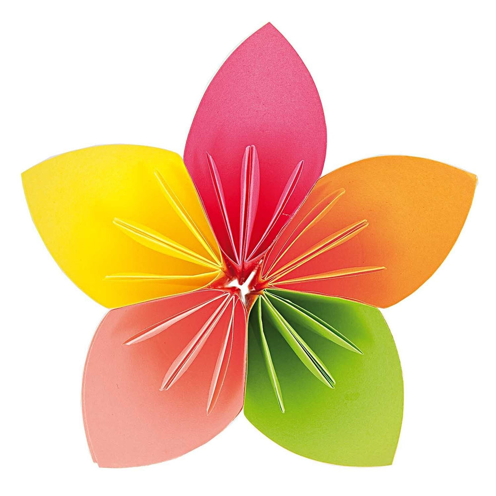 Papier origami 'Néon' 50 feuilles 15x15cm | RICO DESIGN